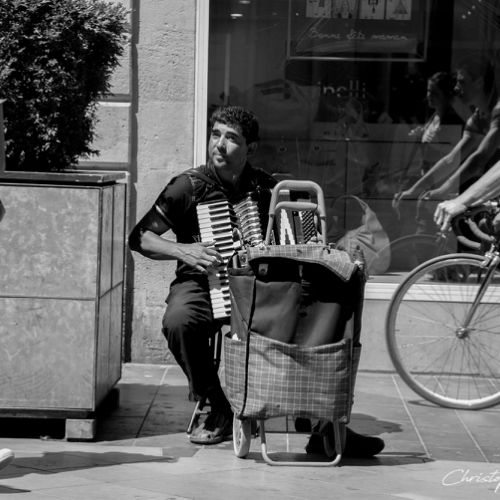 Musicien de rie - Bordeaux