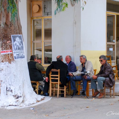 Scène de rue - Crète