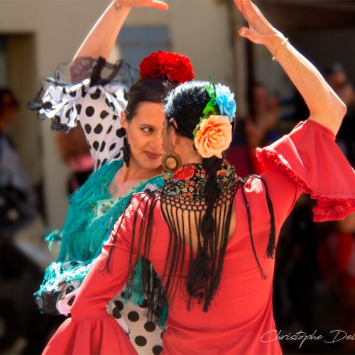 Banyuls - Pyrénées Orientales - Danseuses de Flamenco