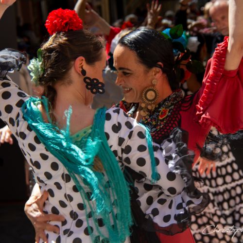 Banyuls - Pyrénées Orientales - Danseuses de Flamenco