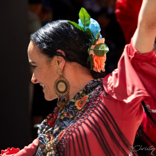 Banyuls - Pyrénées Orientales - Danseuse de Flamenco
