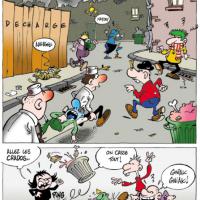 Extrait de l'album : Ali et les 40 poubelles