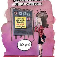 Dessin de presse sur la crise en Grèce