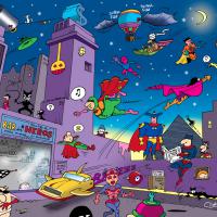 Les super héros  (Calendriers de Paris)
