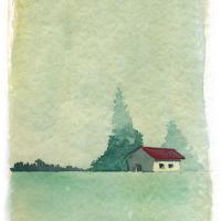 Croquis rapide à l'aquarelle