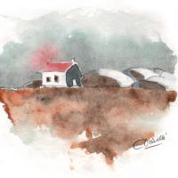 Croquis à l'aquarelle