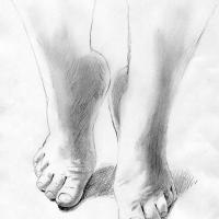 Croquis au crayn graphite